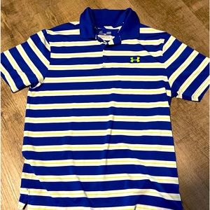 Men’s SS Under Armour golf shirt. Size large. No stains, pulls, or damage.